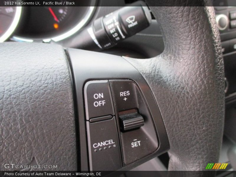 Pacific Blue / Black 2012 Kia Sorento LX