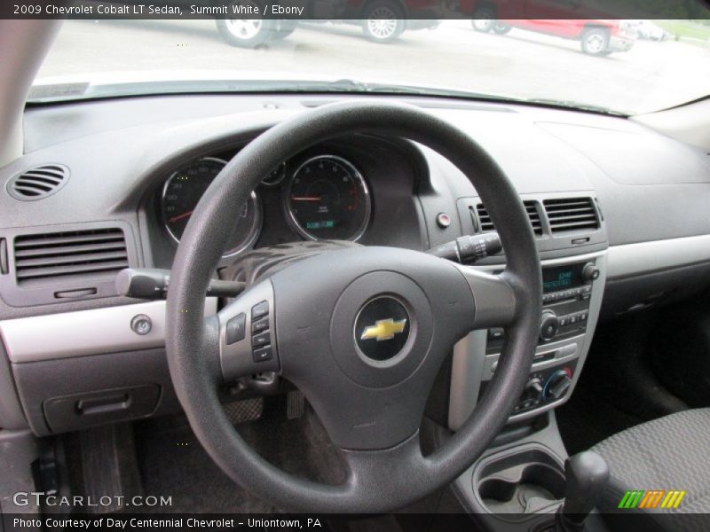 Summit White / Ebony 2009 Chevrolet Cobalt LT Sedan