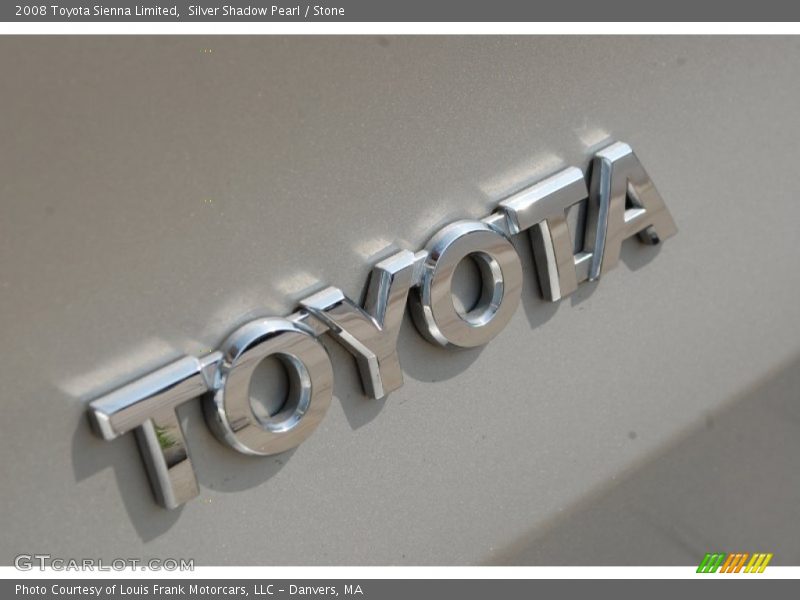 Silver Shadow Pearl / Stone 2008 Toyota Sienna Limited