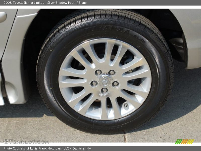 Silver Shadow Pearl / Stone 2008 Toyota Sienna Limited