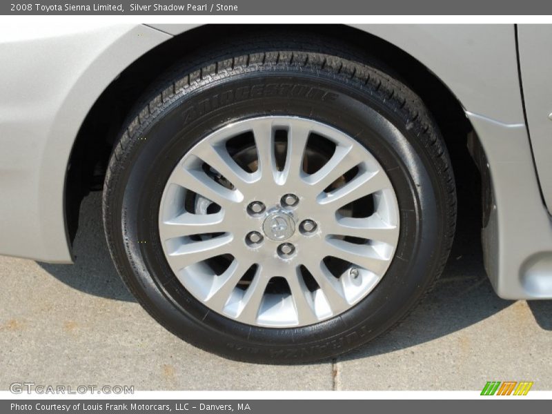 Silver Shadow Pearl / Stone 2008 Toyota Sienna Limited
