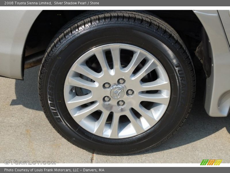 Silver Shadow Pearl / Stone 2008 Toyota Sienna Limited