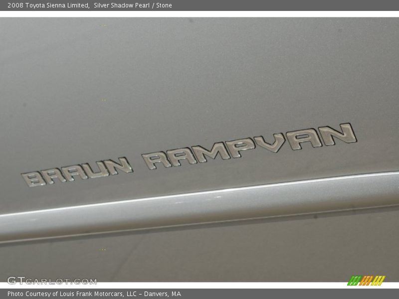 Silver Shadow Pearl / Stone 2008 Toyota Sienna Limited