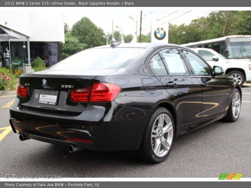 Black Sapphire Metallic / Black 2013 BMW 3 Series 335i xDrive Sedan