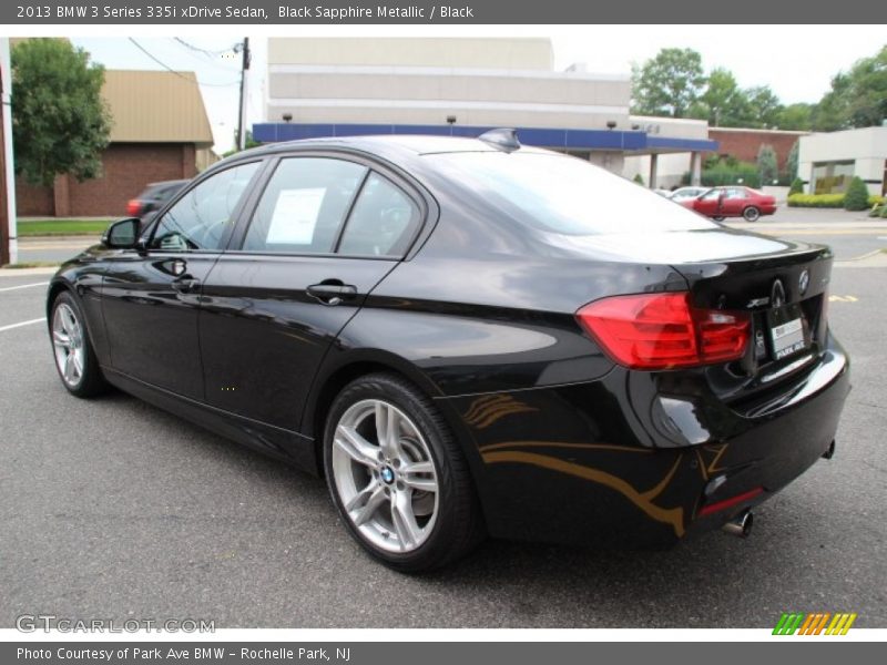 Black Sapphire Metallic / Black 2013 BMW 3 Series 335i xDrive Sedan
