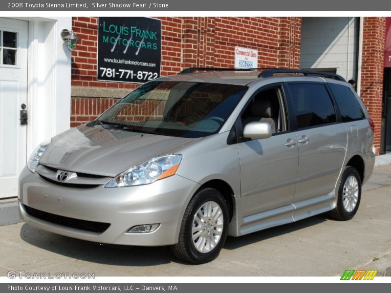 Silver Shadow Pearl / Stone 2008 Toyota Sienna Limited
