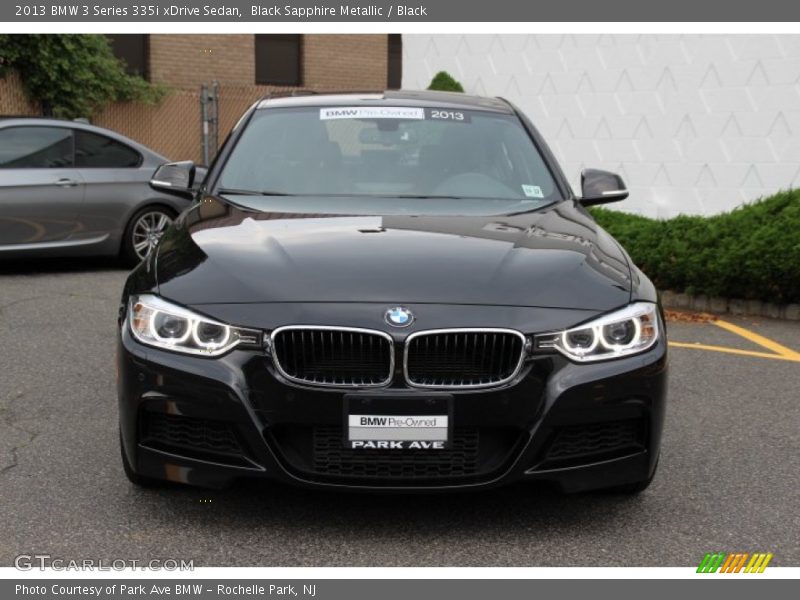 Black Sapphire Metallic / Black 2013 BMW 3 Series 335i xDrive Sedan