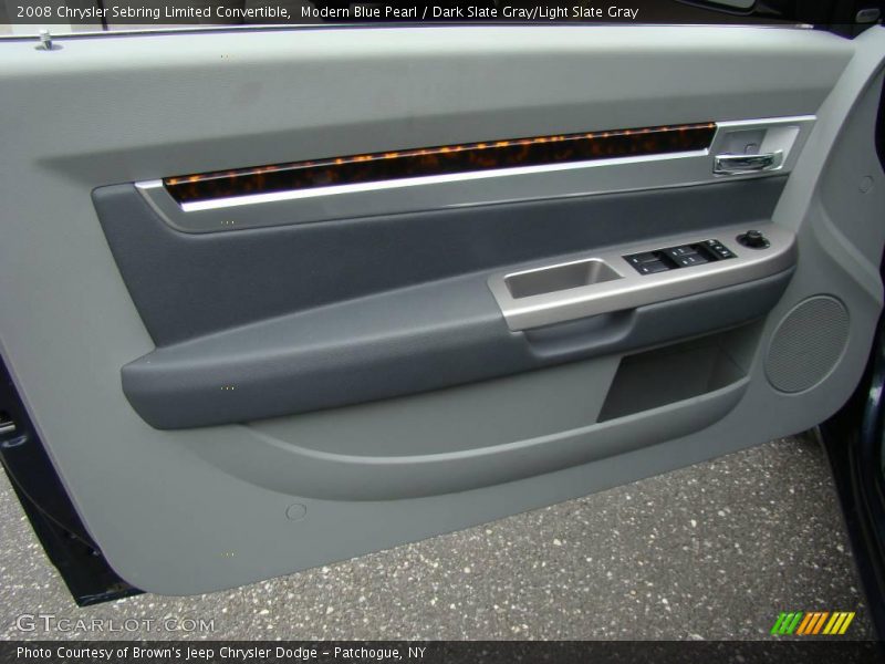 Modern Blue Pearl / Dark Slate Gray/Light Slate Gray 2008 Chrysler Sebring Limited Convertible
