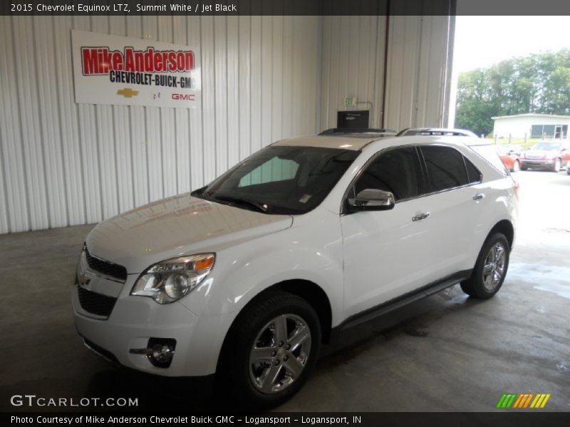 Summit White / Jet Black 2015 Chevrolet Equinox LTZ