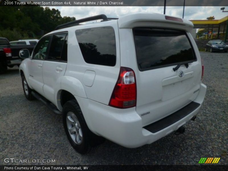 Natural White / Dark Charcoal 2006 Toyota 4Runner Sport Edition 4x4