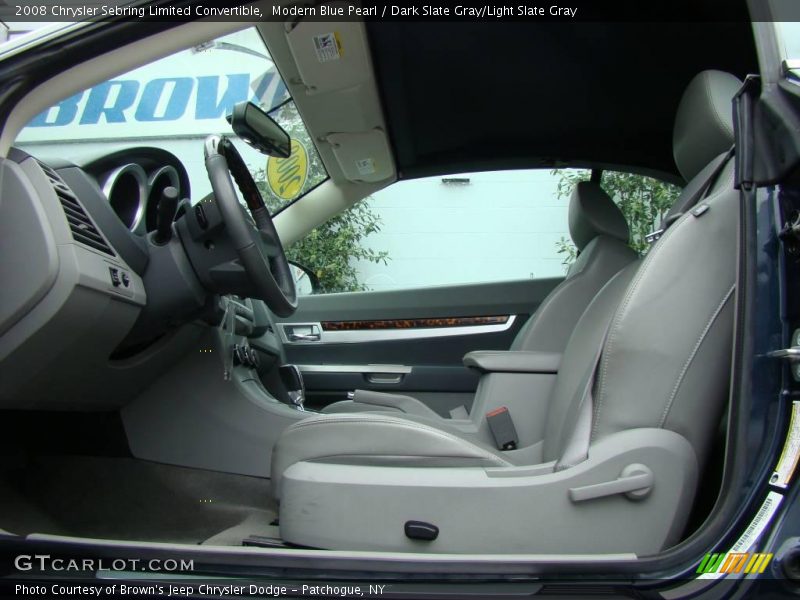 Modern Blue Pearl / Dark Slate Gray/Light Slate Gray 2008 Chrysler Sebring Limited Convertible