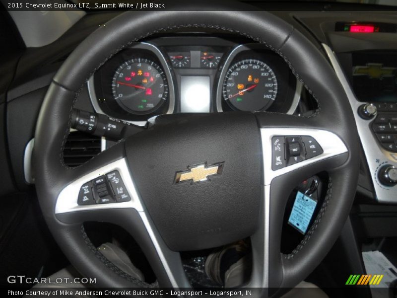 Summit White / Jet Black 2015 Chevrolet Equinox LTZ