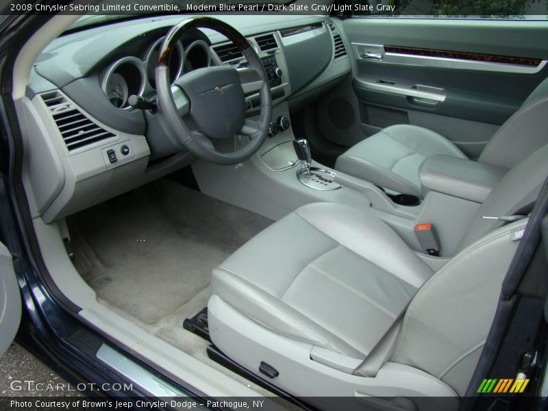 Modern Blue Pearl / Dark Slate Gray/Light Slate Gray 2008 Chrysler Sebring Limited Convertible