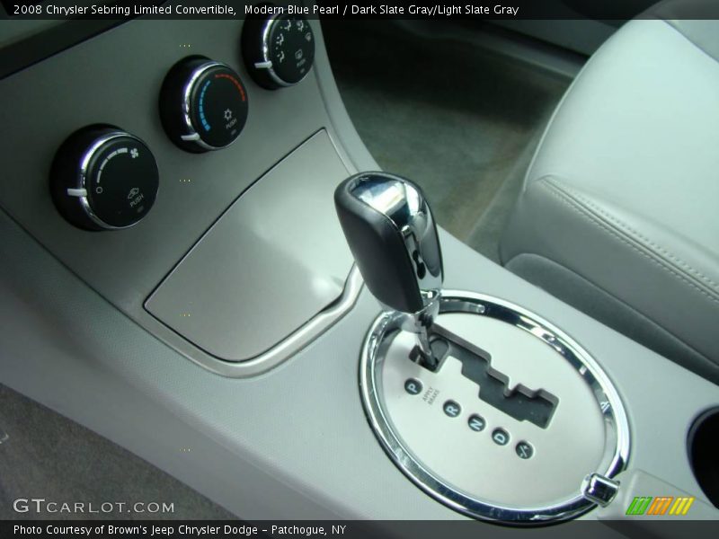 Modern Blue Pearl / Dark Slate Gray/Light Slate Gray 2008 Chrysler Sebring Limited Convertible