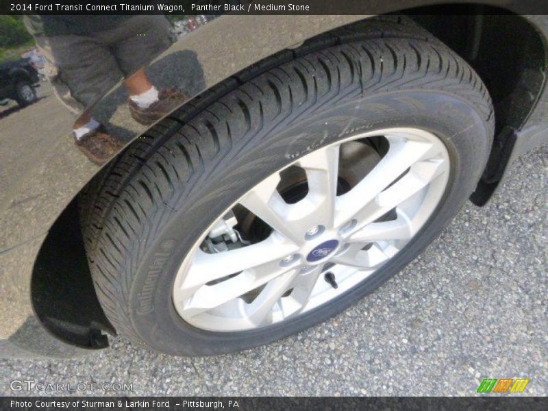 Panther Black / Medium Stone 2014 Ford Transit Connect Titanium Wagon