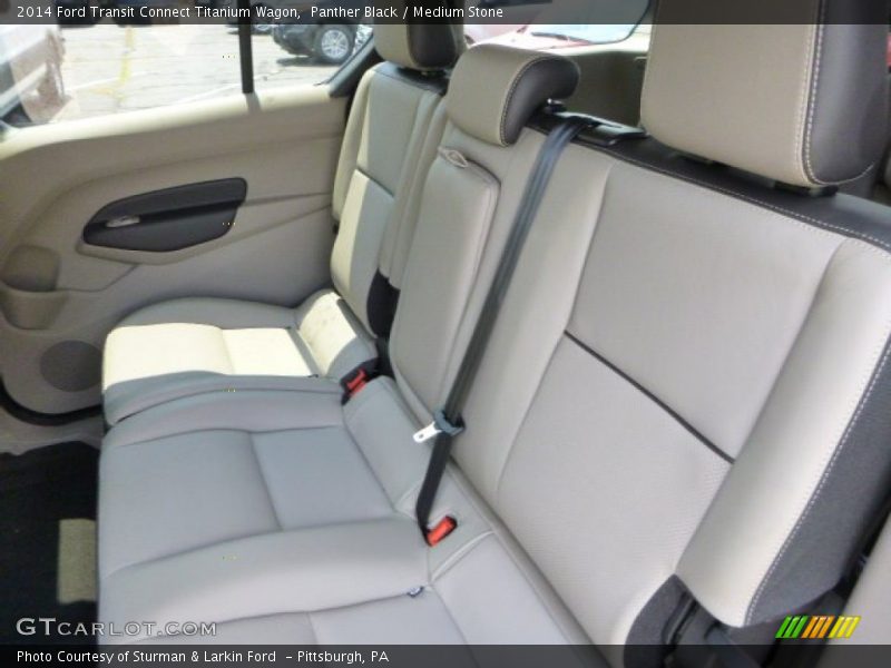 Panther Black / Medium Stone 2014 Ford Transit Connect Titanium Wagon