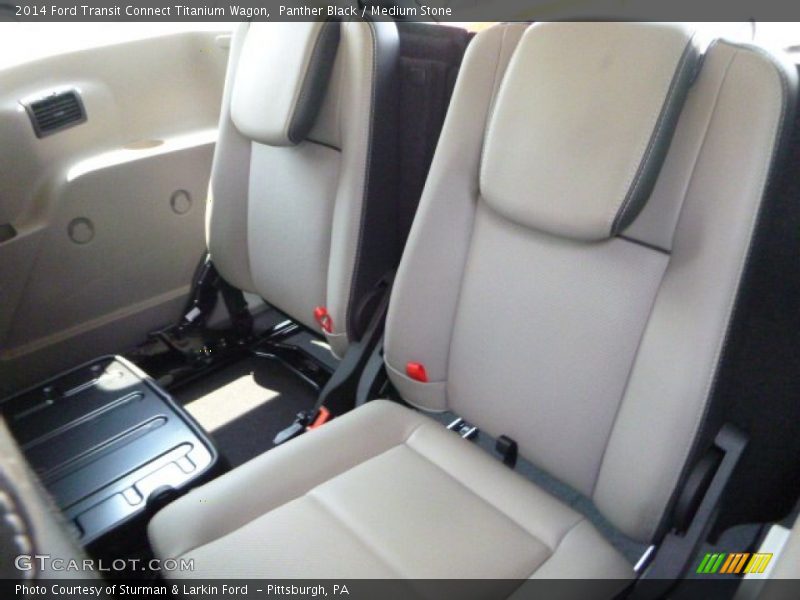 Panther Black / Medium Stone 2014 Ford Transit Connect Titanium Wagon