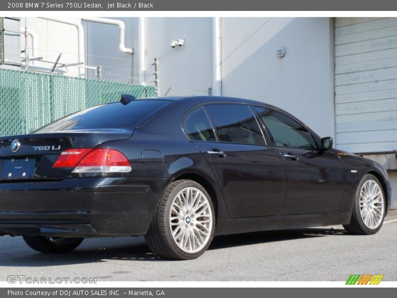 Jet Black / Black 2008 BMW 7 Series 750Li Sedan