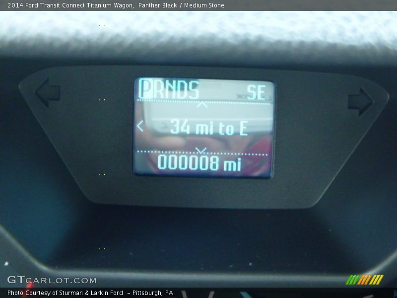 Panther Black / Medium Stone 2014 Ford Transit Connect Titanium Wagon