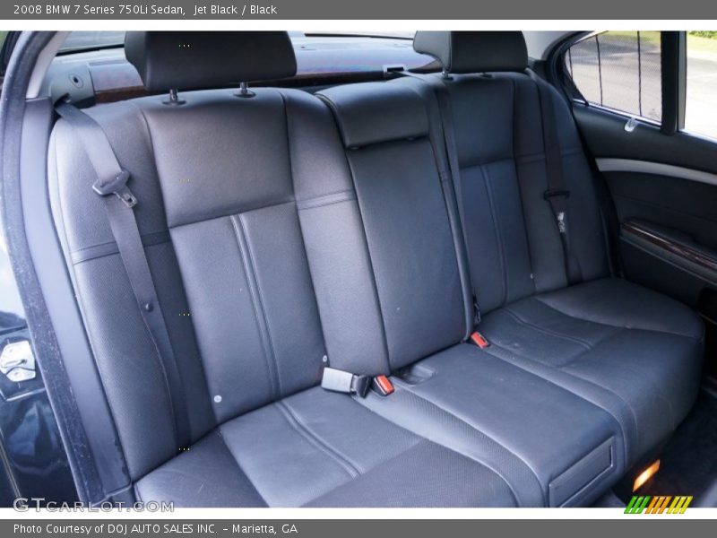 Jet Black / Black 2008 BMW 7 Series 750Li Sedan