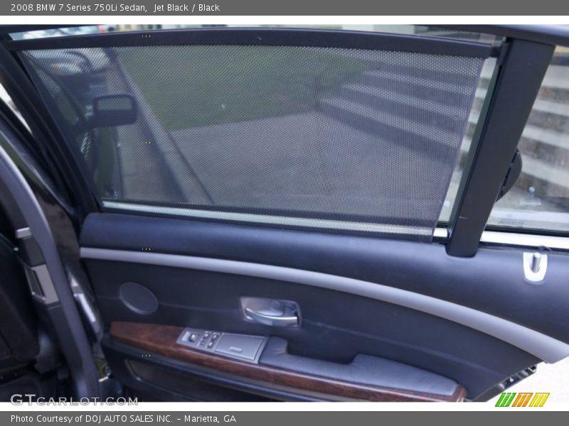 Jet Black / Black 2008 BMW 7 Series 750Li Sedan