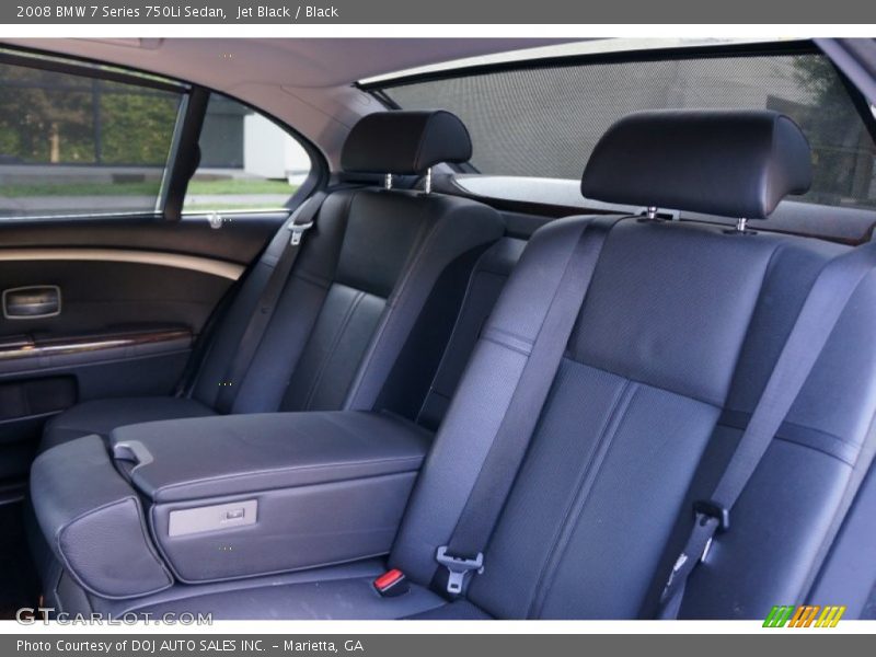 Jet Black / Black 2008 BMW 7 Series 750Li Sedan