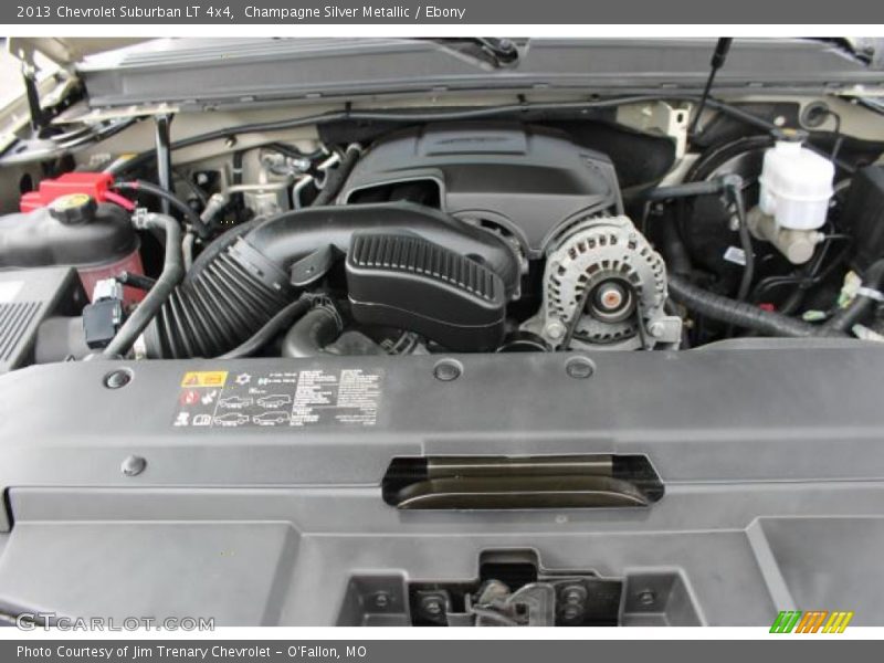 Champagne Silver Metallic / Ebony 2013 Chevrolet Suburban LT 4x4
