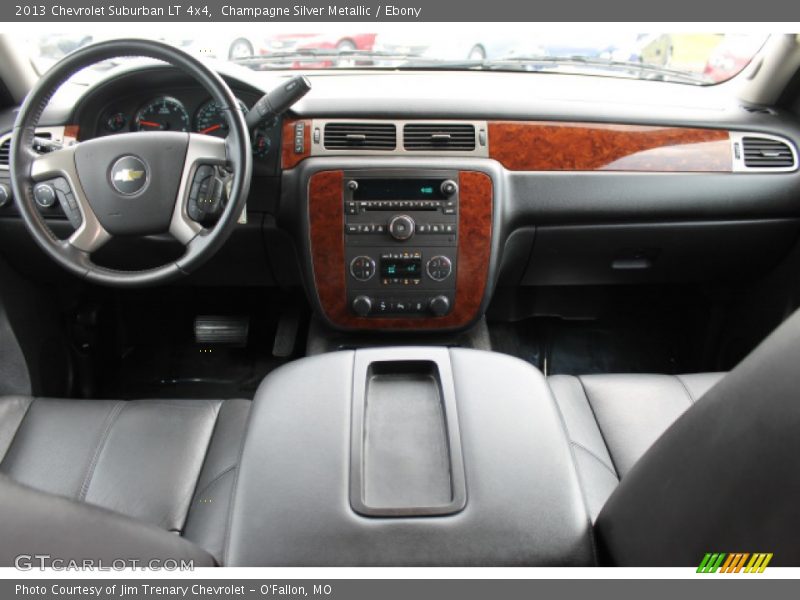 Champagne Silver Metallic / Ebony 2013 Chevrolet Suburban LT 4x4