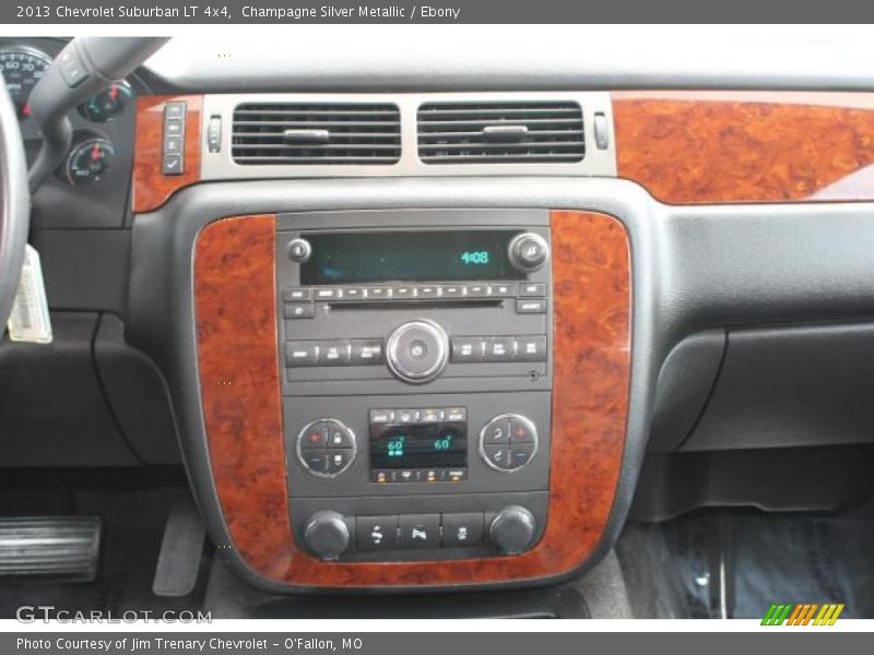 Champagne Silver Metallic / Ebony 2013 Chevrolet Suburban LT 4x4