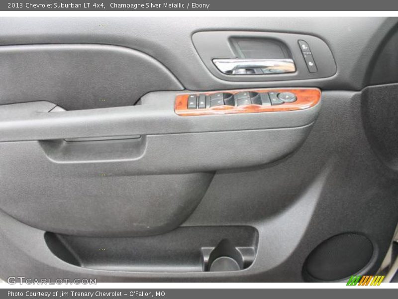 Champagne Silver Metallic / Ebony 2013 Chevrolet Suburban LT 4x4
