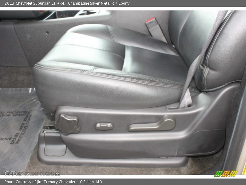 Champagne Silver Metallic / Ebony 2013 Chevrolet Suburban LT 4x4