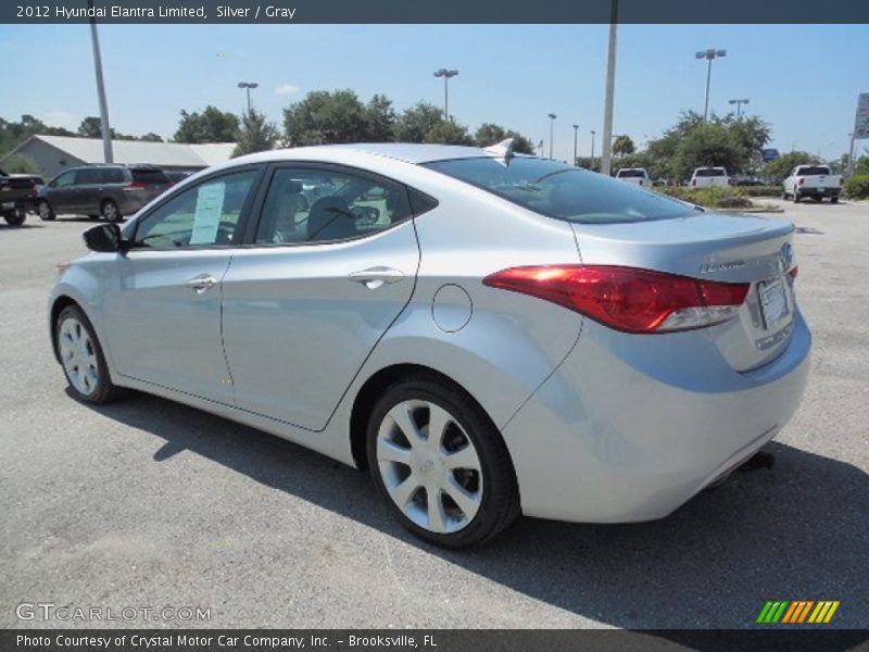 Silver / Gray 2012 Hyundai Elantra Limited