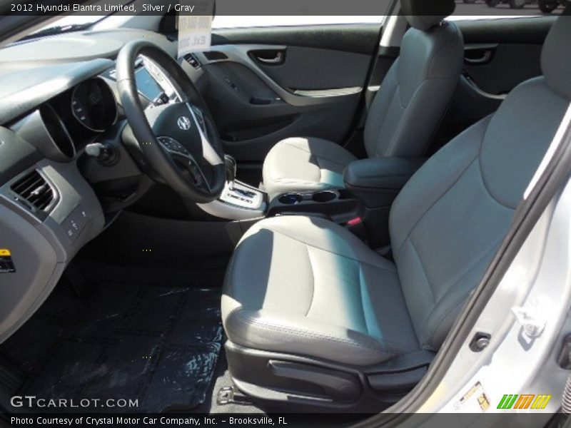 Silver / Gray 2012 Hyundai Elantra Limited