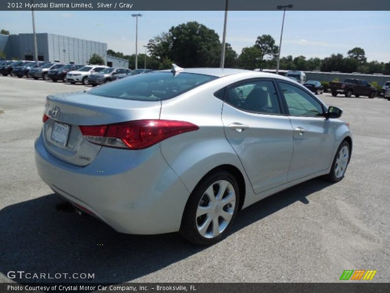 Silver / Gray 2012 Hyundai Elantra Limited