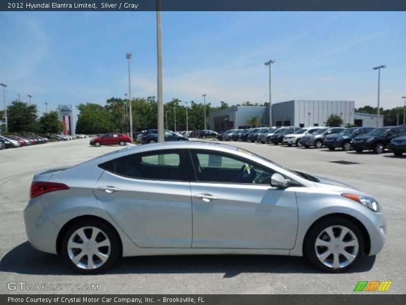 Silver / Gray 2012 Hyundai Elantra Limited