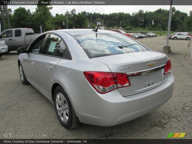 Silver Ice Metallic / Jet Black/Medium Titanium 2014 Chevrolet Cruze LS