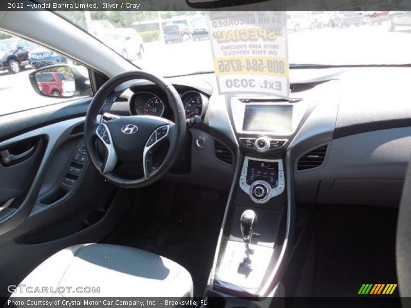 Silver / Gray 2012 Hyundai Elantra Limited