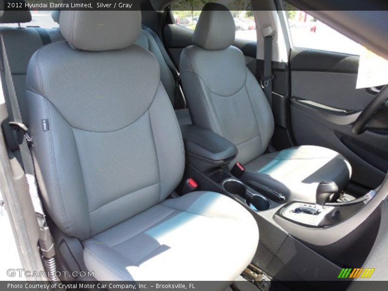Silver / Gray 2012 Hyundai Elantra Limited