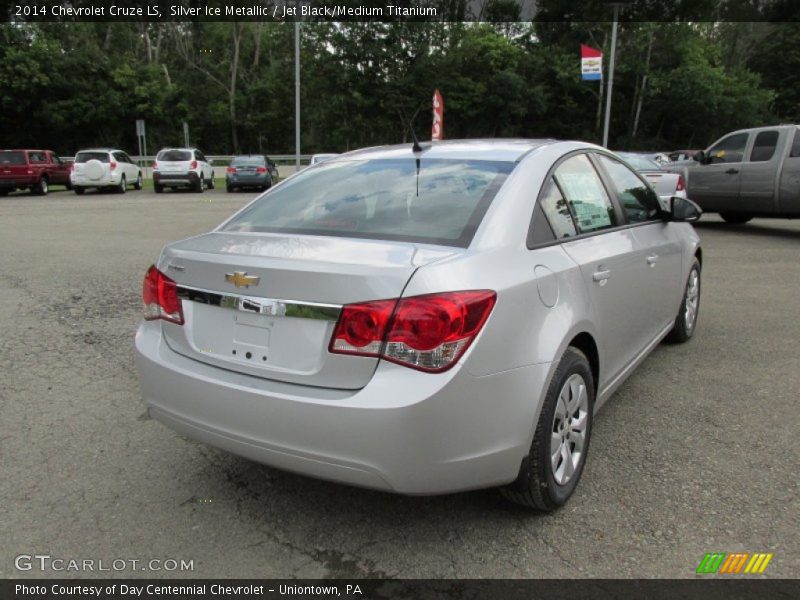 Silver Ice Metallic / Jet Black/Medium Titanium 2014 Chevrolet Cruze LS
