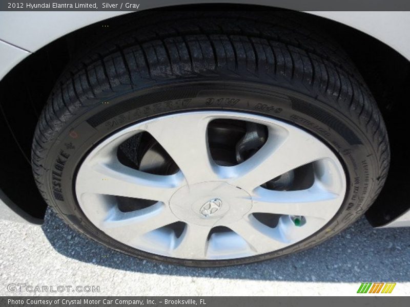 Silver / Gray 2012 Hyundai Elantra Limited