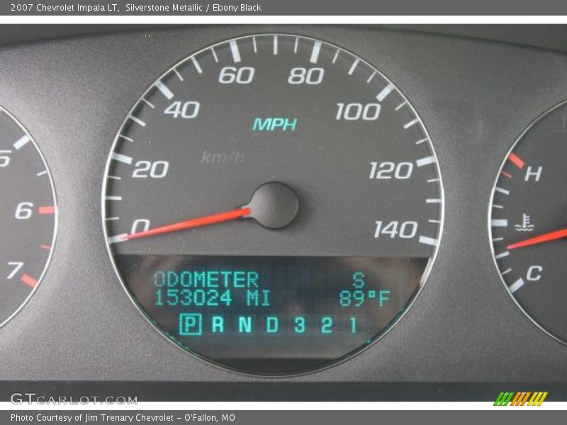 Silverstone Metallic / Ebony Black 2007 Chevrolet Impala LT