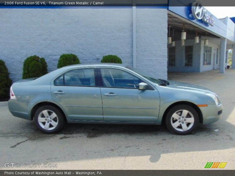 Titanium Green Metallic / Camel 2006 Ford Fusion SE V6