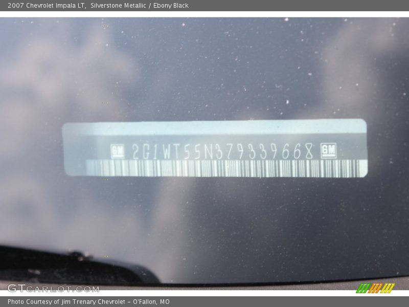 Silverstone Metallic / Ebony Black 2007 Chevrolet Impala LT