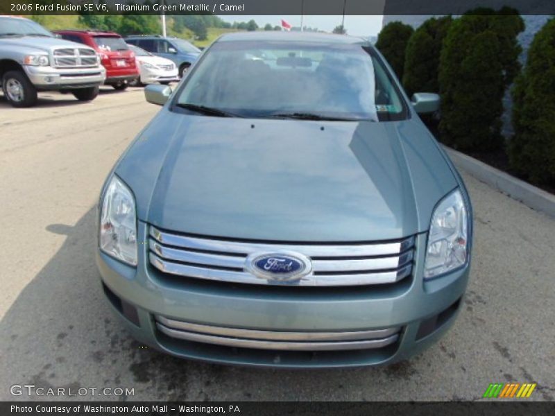 Titanium Green Metallic / Camel 2006 Ford Fusion SE V6