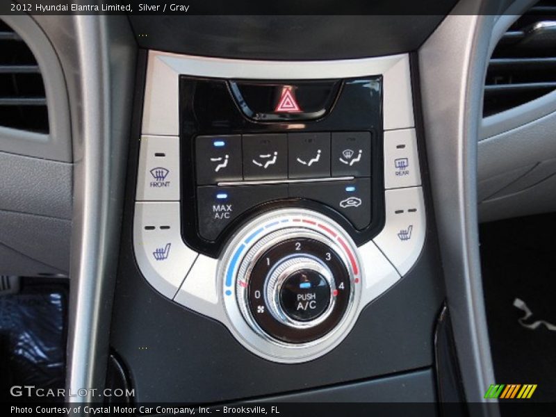 Silver / Gray 2012 Hyundai Elantra Limited