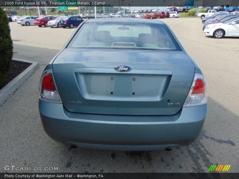 Titanium Green Metallic / Camel 2006 Ford Fusion SE V6