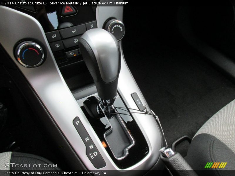 Silver Ice Metallic / Jet Black/Medium Titanium 2014 Chevrolet Cruze LS