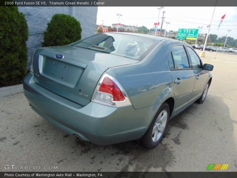 Titanium Green Metallic / Camel 2006 Ford Fusion SE V6