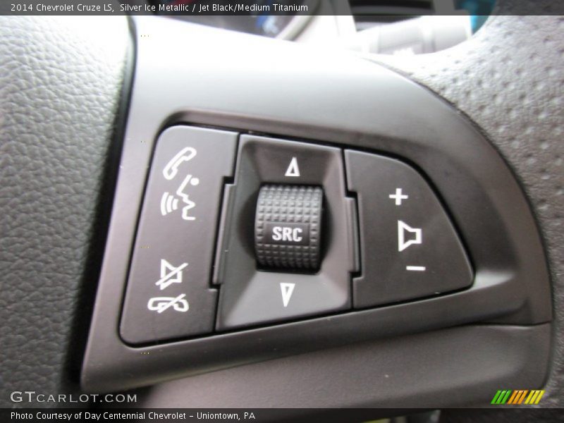 Silver Ice Metallic / Jet Black/Medium Titanium 2014 Chevrolet Cruze LS