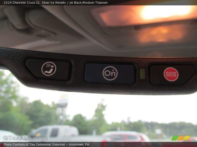 Silver Ice Metallic / Jet Black/Medium Titanium 2014 Chevrolet Cruze LS
